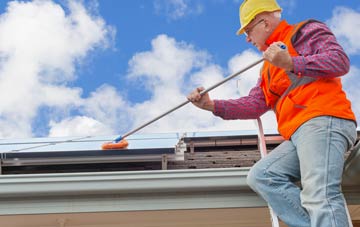 Shelland soft wash roof cleaning